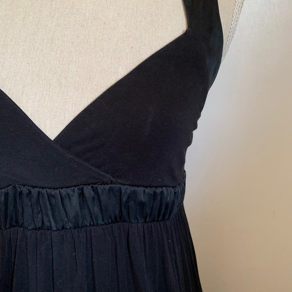 Kensie Maxi Dress XS Black Sleeveless Empire Waist - Picture 4 of 9